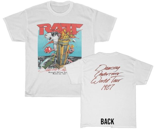 Ratt 03201987 Dancing Undercover World Tour Madison Square Garden Shirt