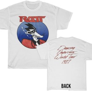 Ratt 1987 Dancing Undercover World Tour Shirt 1