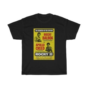 Rocky Part II Movie Poster Variant T Shirt 3