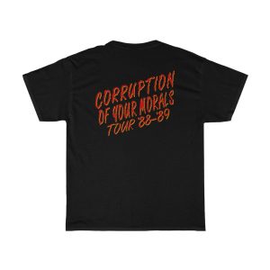 Roughhouse 1988 89 Corruption of Your Morals Tour Shirt 3