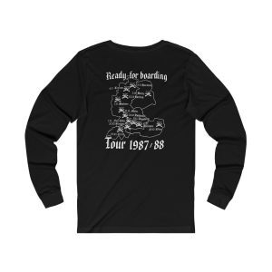 Running Wild Under Jolly Roger 1987 88 Tour Long Sleeved Shirt 2