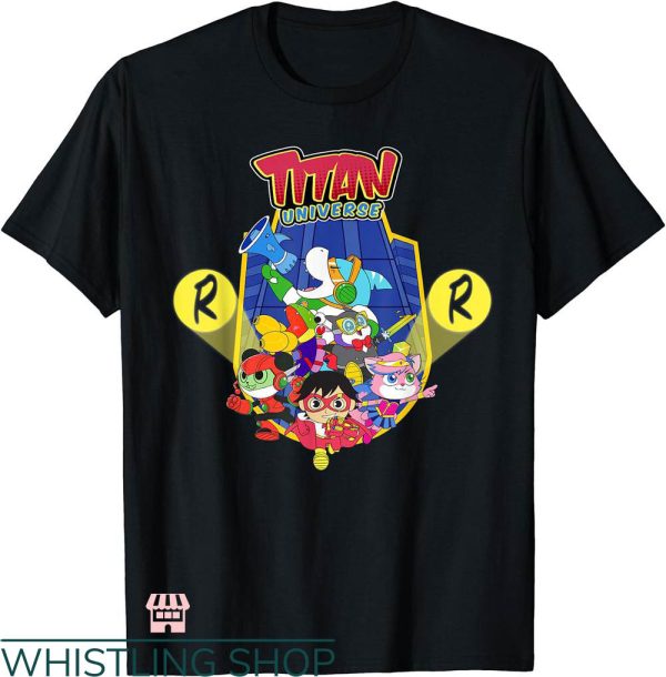 Ryan’s World T-shirt Ryan’s World Universe Red Titan & Team