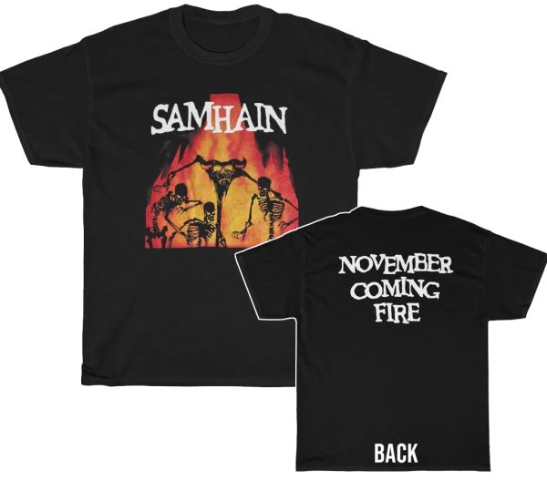 Samhain November Coming Fire T-Shirt