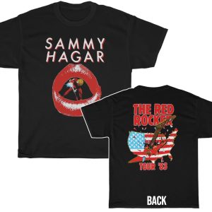 Sammy Hagar 1983 Red Rocker Tour Shirt 1