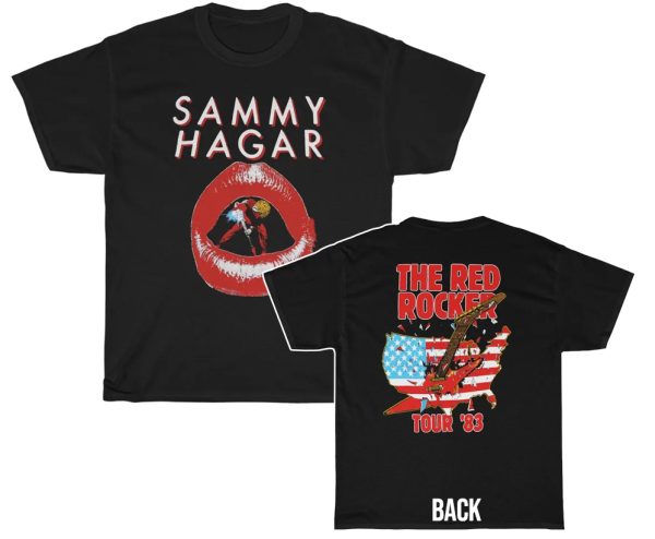 Sammy Hagar 1983 Red Rocker Tour Shirt