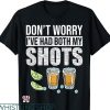 Santo Tequila T-shirt Funny Vaccination Tequila