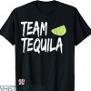 Santo Tequila T-shirt Team Tequila With Green Lime