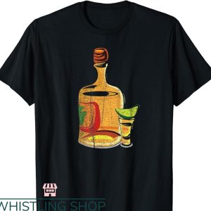 Santo Tequila T-shirt Tequila Bottle Lover Gift