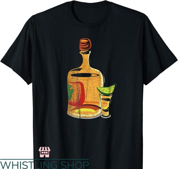 Santo Tequila T-shirt Tequila Bottle Lover Gift