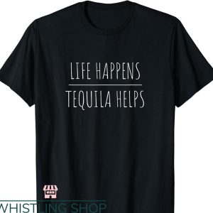 Santo Tequila T-shirt Tequila Helps Funny Tequila