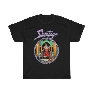Savatage 1987 Madness Reigns On World Devastation Tour Shirt 2