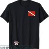 Scuba Dive T-Shirt Diver Down Dive Flag Tee Trending