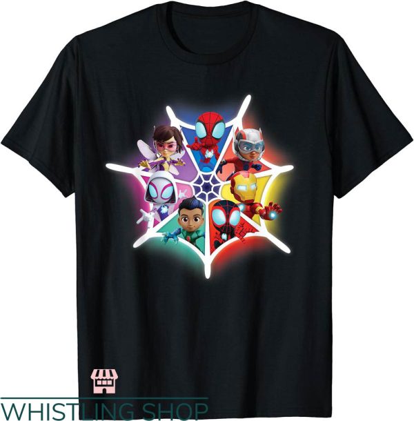 Spidey And His Amazing Friends Birthday T-shirt Avengers Team Up