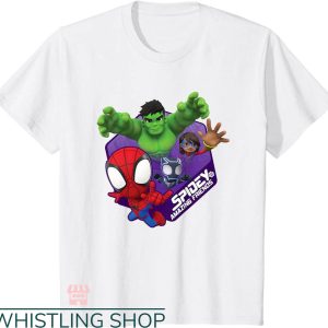 Spidey And His Amazing Friends Birthday T-shirt Friends Boys