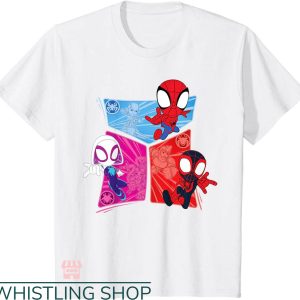 Spidey And His Amazing Friends Birthday T-shirt Heroes And Foes