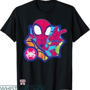 Spidey And His Amazing Friends Birthday T-shirt Spider Man Dot Effect