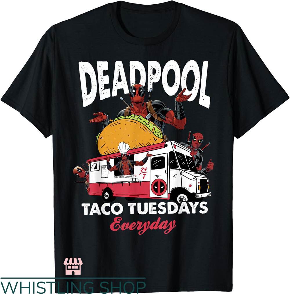 Taco Tuesday Shirt T-shirt Taco Tuesday Marvel Deadpool