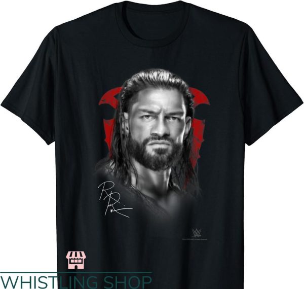 The Bloodline Wwe T-shirt Face Photo Portrait