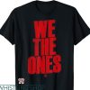 The Bloodline Wwe T-shirt We The Ones Big Red Distressed