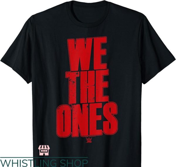 The Bloodline Wwe T-shirt We The Ones Big Red Distressed