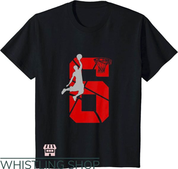 The Sport T-Shirt 6th Basketball T-Shirt Sport