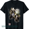 Three Wolf Moon T Shirt Howl at the Moon Wolf Lover