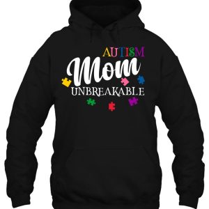 Unbreakable Autism Mom Puzzle Pieces Pullover 3