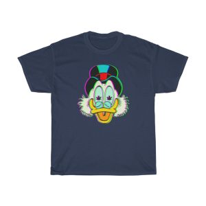 Uncle Scrooge McDuck Marijuana Leaf Eyes Stoner Shirt 2