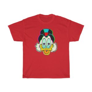 Uncle Scrooge McDuck Marijuana Leaf Eyes Stoner Shirt 3