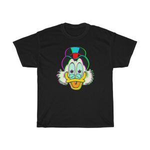 Uncle Scrooge McDuck Marijuana Leaf Eyes Stoner Shirt 4