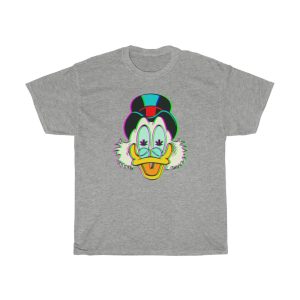 Uncle Scrooge McDuck Marijuana Leaf Eyes Stoner Shirt 6