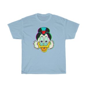 Uncle Scrooge McDuck Marijuana Leaf Eyes Stoner Shirt 9