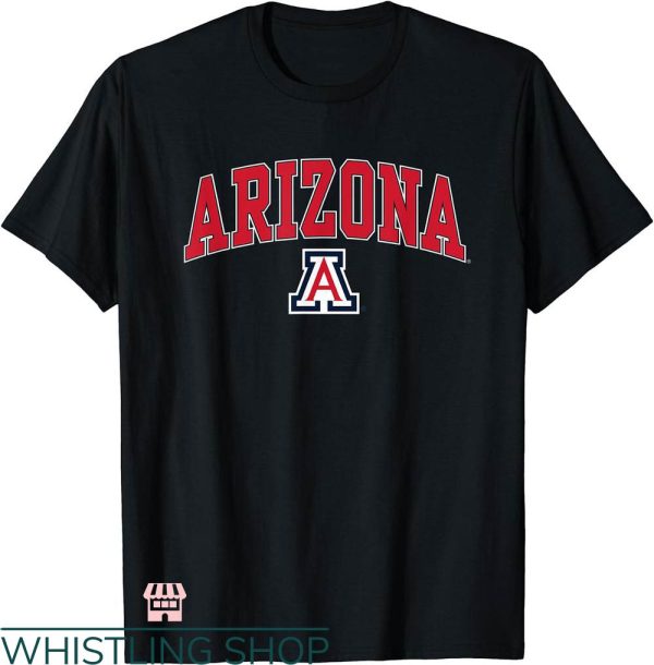 University Of Arizona T-shirt Arizona Wildcats Arch Over