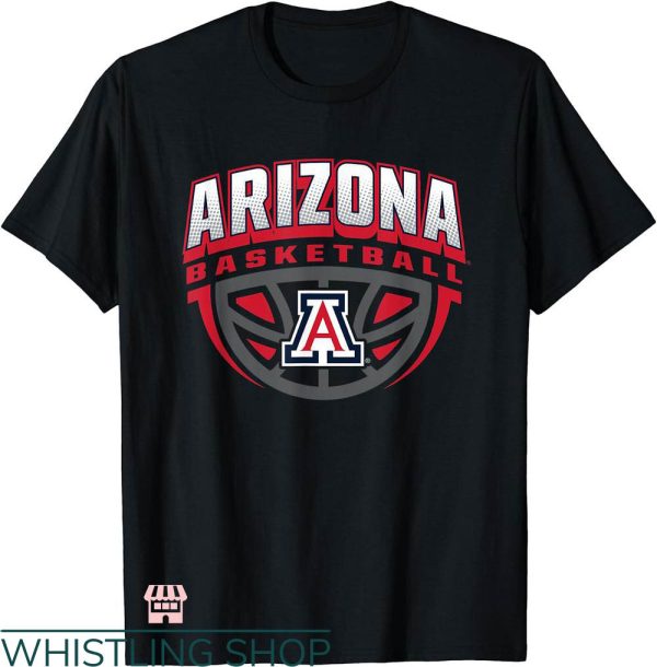 University Of Arizona T-shirt Arizona Wildcats Basketball