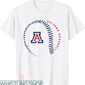 University Of Arizona T-shirt Arizona Wildcats Basketball Fastball