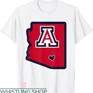 University Of Arizona T-shirt Arizona Wildcats State Licensed