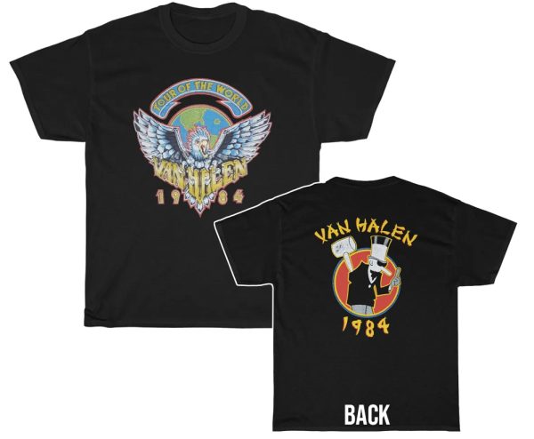 Van Halen 1984 Tour of the World Shirt