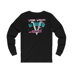 Vinnie Vincent Invasion 1988 All Systems Go Tour Long Sleeved Shirt 2