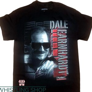 Vintage Dale Earnhardt T-shirt Checkered Flag Sports Dale