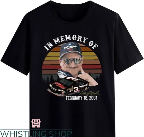 Vintage Dale Earnhardt T-shirt Retro Vinatge