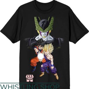 Vintage Dragon Ball Z T-Shirt Cell Goku and Gohan