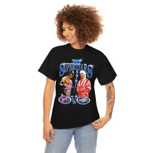 WWF Superstars 1992 Era Bret Hart vs Ric Flair Shirt 2