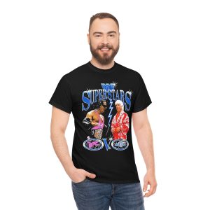 WWF Superstars 1992 Era Bret Hart vs Ric Flair Shirt 4