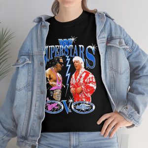 WWF Superstars 1992 Era Bret Hart vs Ric Flair Shirt 6