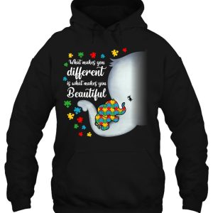 What Makes You Different Elephant Autism Mom Boys Girl Kids 3