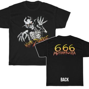 White Zombie 666 Muthafucka Shirt 1
