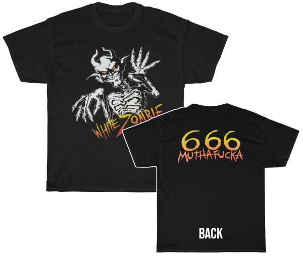 White Zombie 666 Muthafucka Shirt