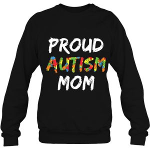 Womens Autism Awareness Clothes Proud Autism Mom 4