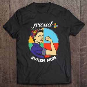 Womens Autism Awareness Month Mama Autistic Proud Autism Mom 1