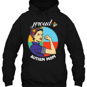 Womens Autism Awareness Month Mama Autistic Proud Autism Mom 3